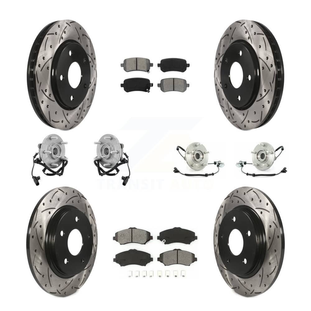 Transit Auto - KBB-111009 - Front and Rear Wheel Bearing and Hub Assembly Kits