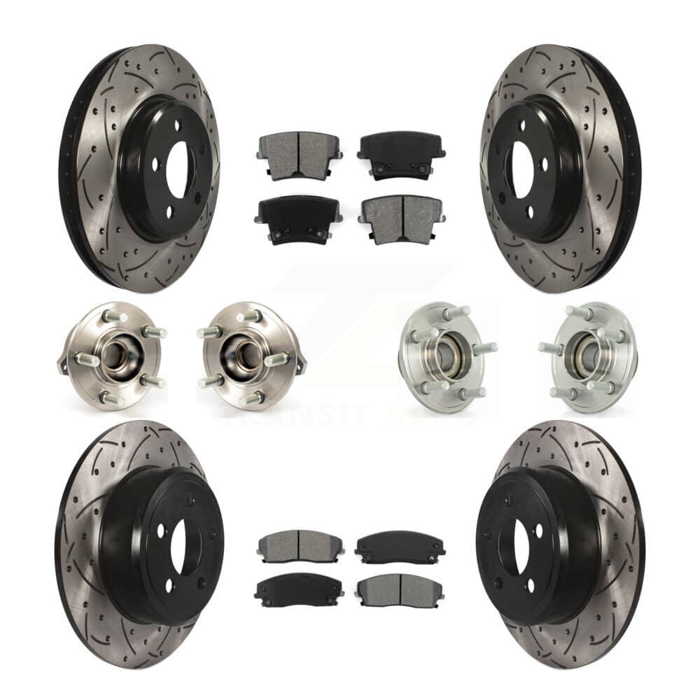 Transit Auto - KBB-111011 - Front and Rear Wheel Bearing and Hub Assembly Kits
