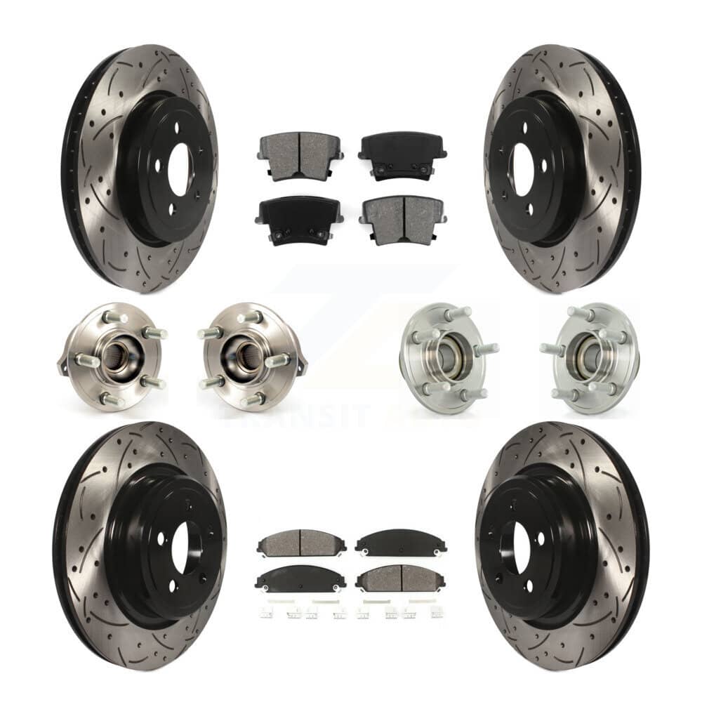 Transit Auto - KBB-111013 - Front and Rear Wheel Bearing and Hub Assembly Kits
