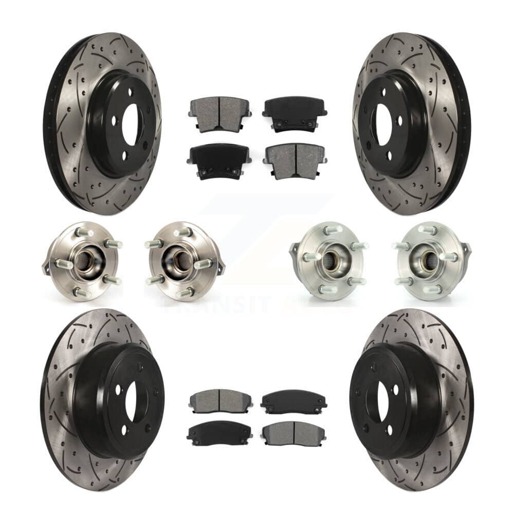 Transit Auto - KBB-111014 - Front and Rear Wheel Bearing and Hub Assembly Kits