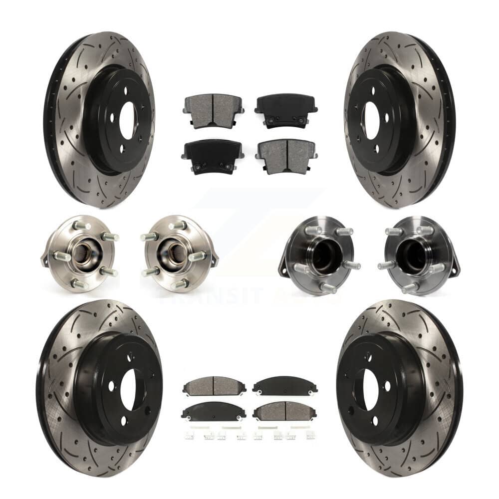 Transit Auto - KBB-111018 - Front and Rear Wheel Bearing and Hub Assembly Kits