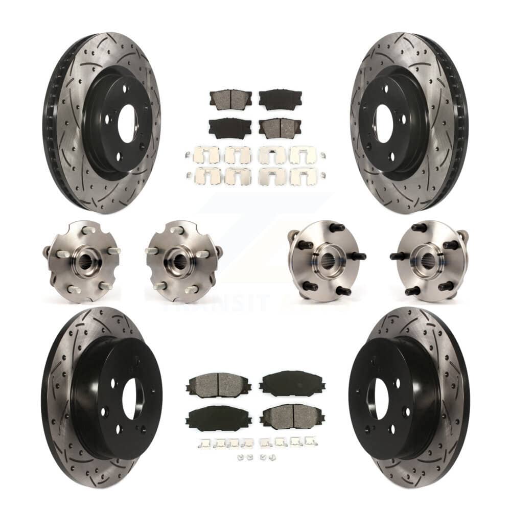 Transit Auto - KBB-111027 - Front and Rear Wheel Bearing and Hub Assembly Kits
