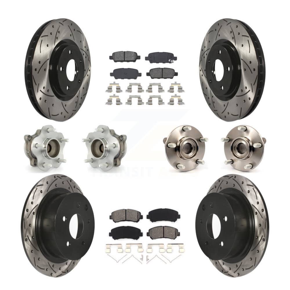 Transit Auto - KBB-111048 - Front and Rear Wheel Bearing and Hub Assembly Kits