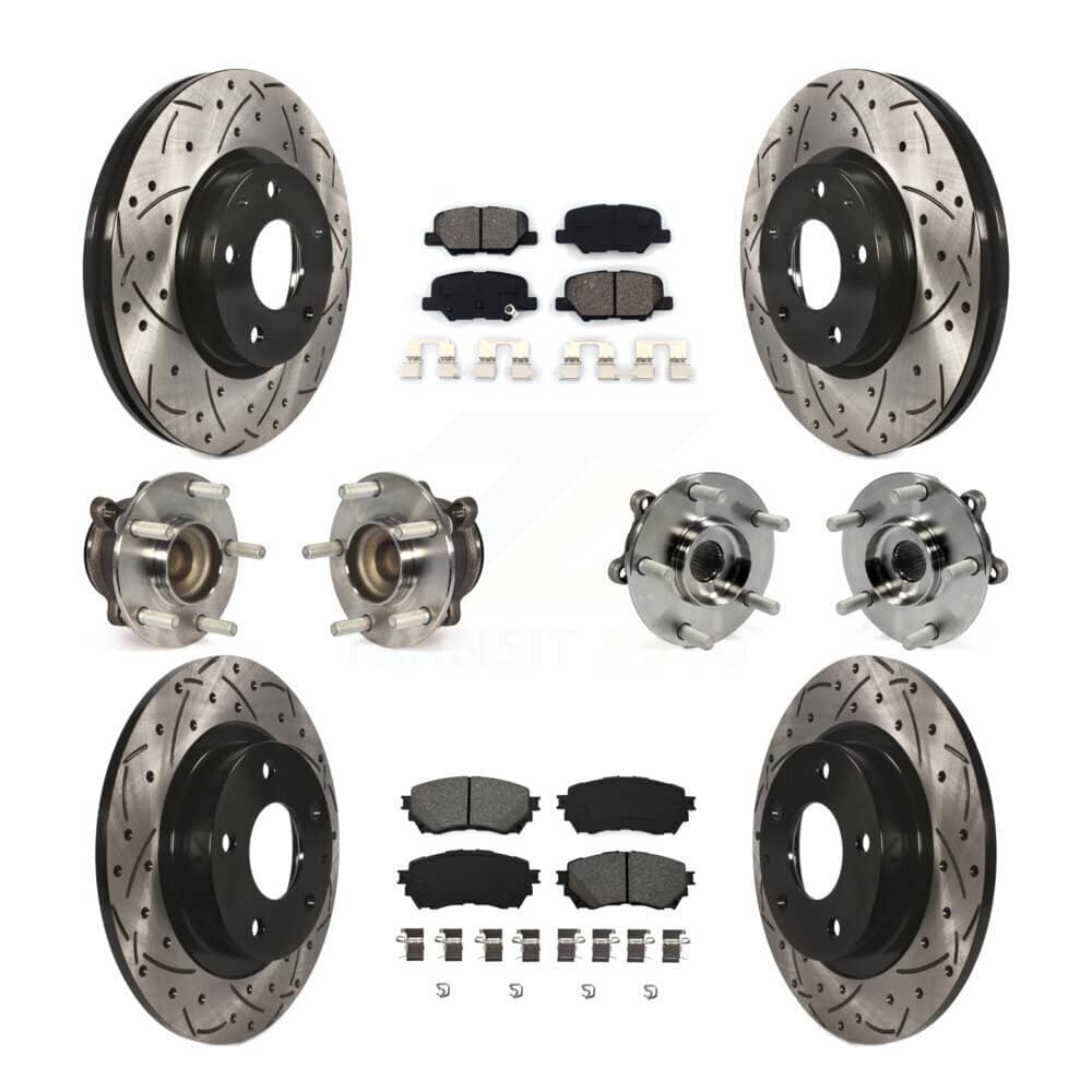 Transit Auto - KBB-111083 - Front and Rear Wheel Bearing and Hub Assembly Kits