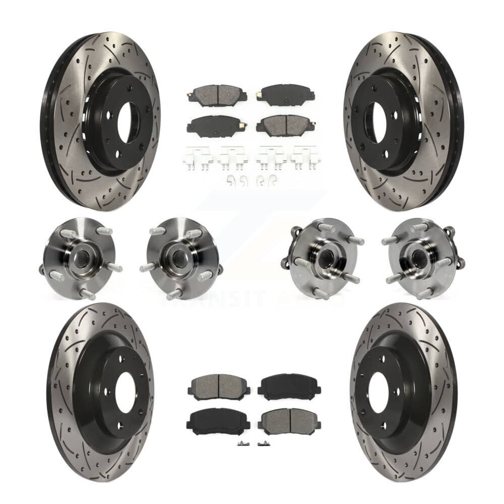 Transit Auto - KBB-111100 - Front and Rear Wheel Bearing and Hub Assembly Kits