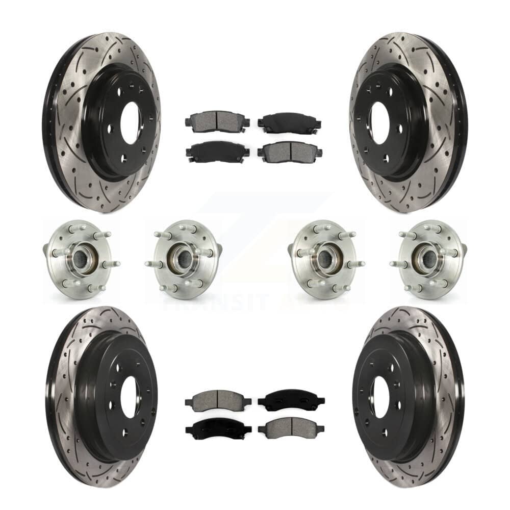 Transit Auto - KBB-111121 - Front and Rear Wheel Bearing and Hub Assembly Kits