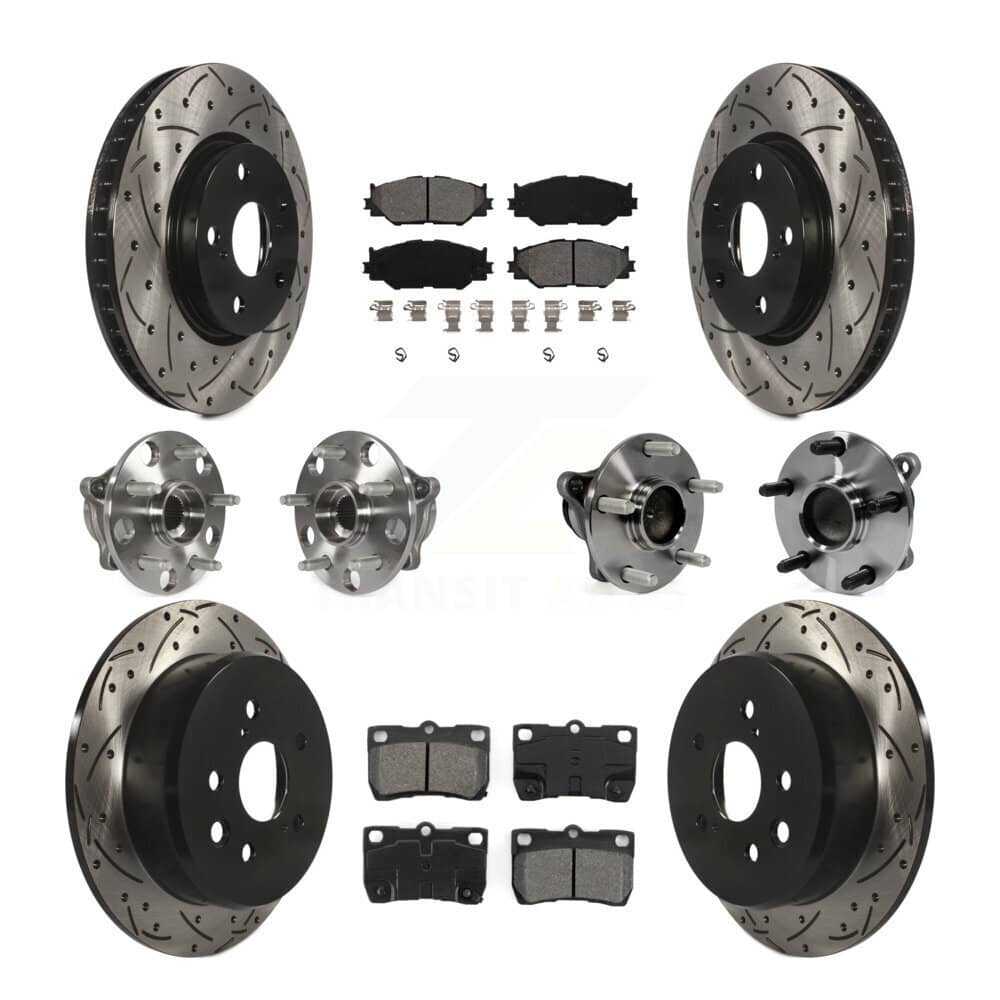 Transit Auto - KBB-111125 - Front and Rear Wheel Bearing and Hub Assembly Kits