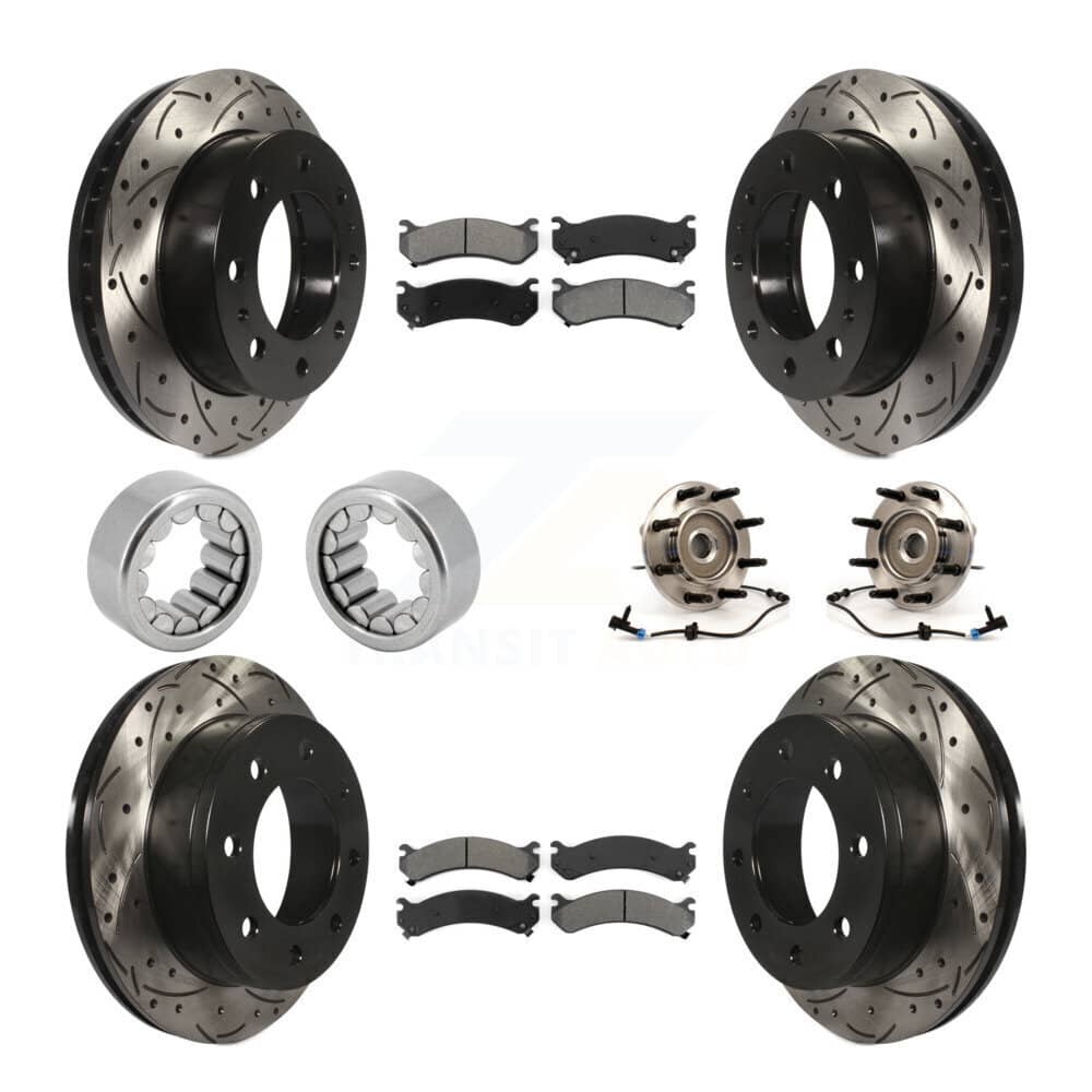 Transit Auto - KBB-111163 - Front and Rear Wheel Bearing and Hub Assembly Kits