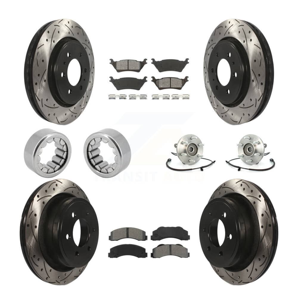 Transit Auto - KBB-111173 - Front and Rear Wheel Bearing and Hub Assembly Kits