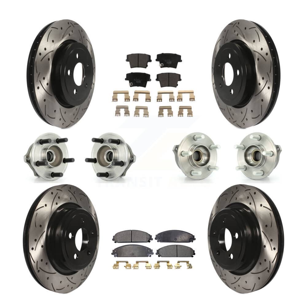 Transit Auto - KBB-111191 - Front and Rear Wheel Bearing and Hub Assembly Kits