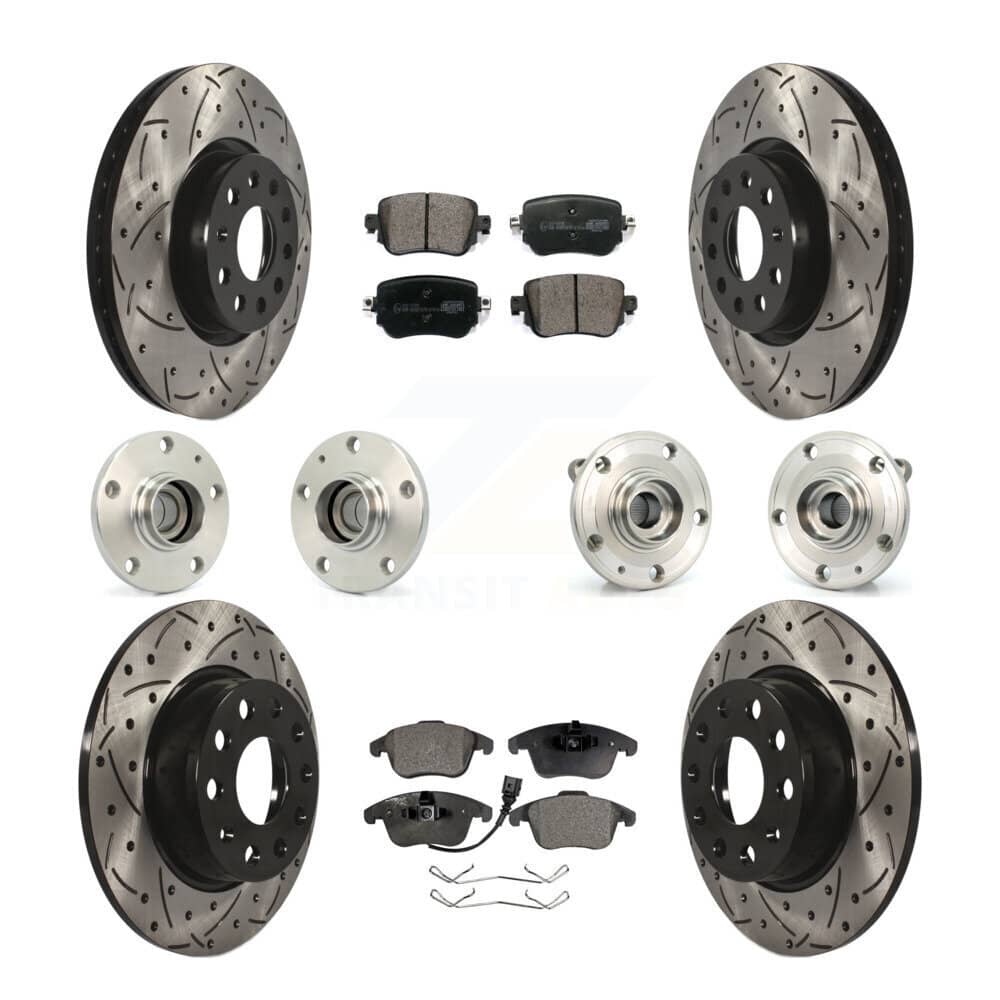 Transit Auto - KBB-111198 - Front and Rear Wheel Bearing and Hub Assembly Kits