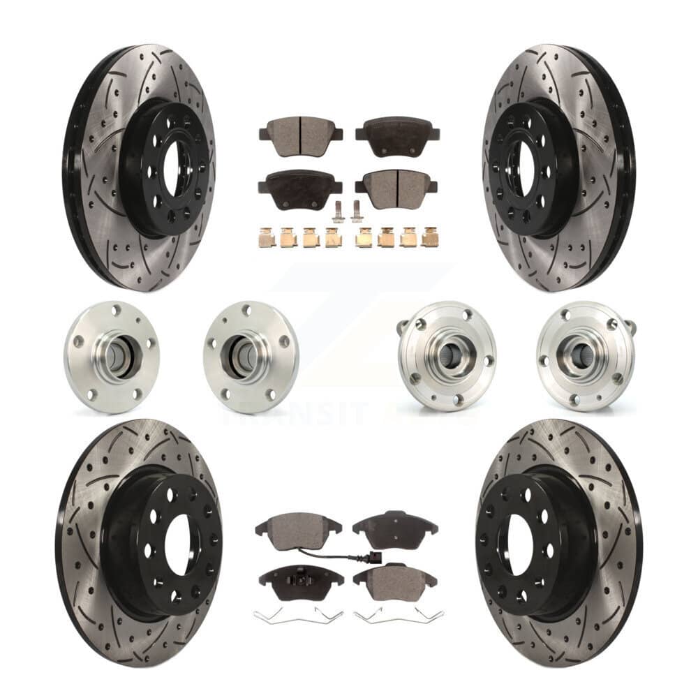 Transit Auto - KBB-111200 - Front and Rear Wheel Bearing and Hub Assembly Kits