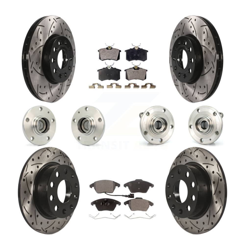 Transit Auto - KBB-111201 - Front and Rear Wheel Bearing and Hub Assembly Kits