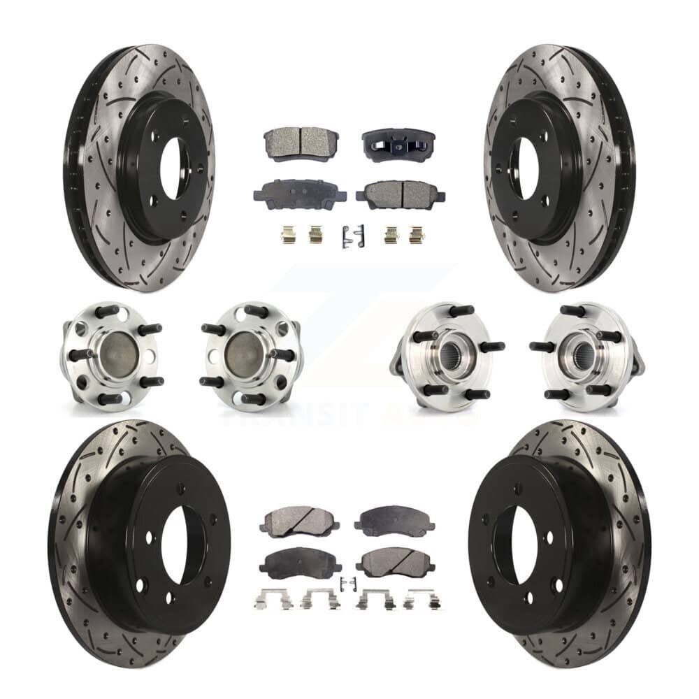 Transit Auto - KBB-111209 - Front and Rear Wheel Bearing and Hub Assembly Kits