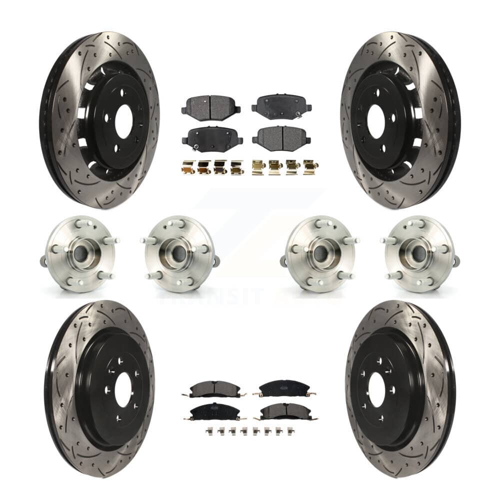 Transit Auto - KBB-111291 - Front and Rear Wheel Bearing and Hub Assembly Kits