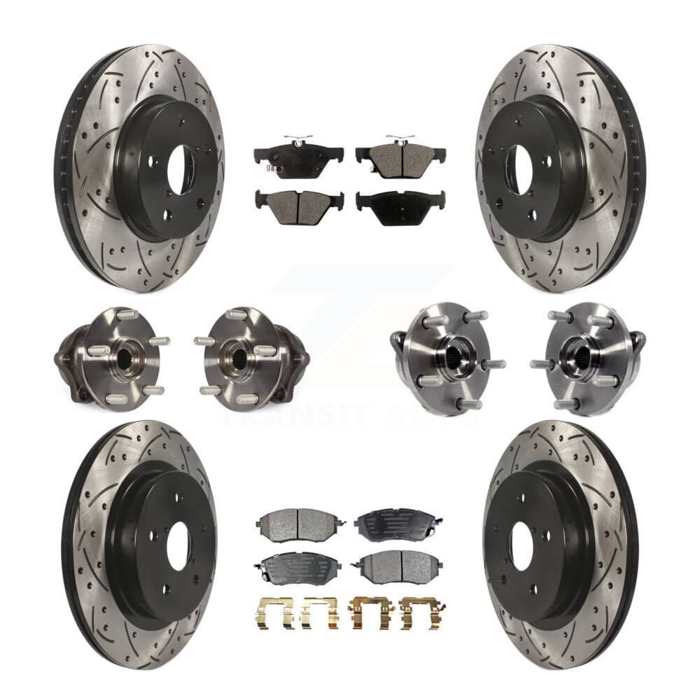 Transit Auto - KBB-111315 - Front and Rear Wheel Bearing and Hub Assembly Kits