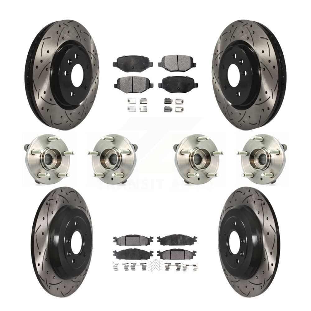 Transit Auto - KBB-111343 - Front and Rear Wheel Bearing and Hub Assembly Kits