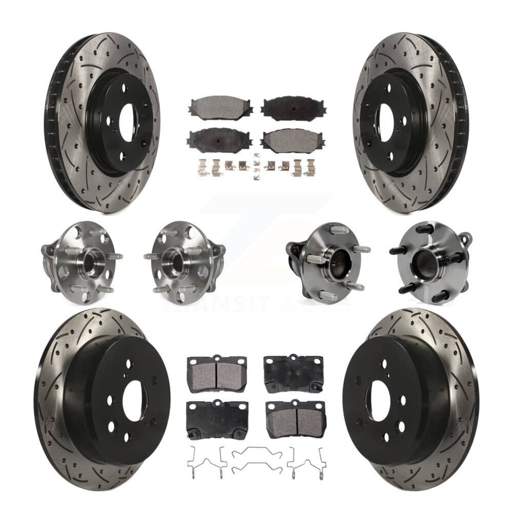 Transit Auto - KBB-111351 - Front and Rear Wheel Bearing and Hub Assembly Kits