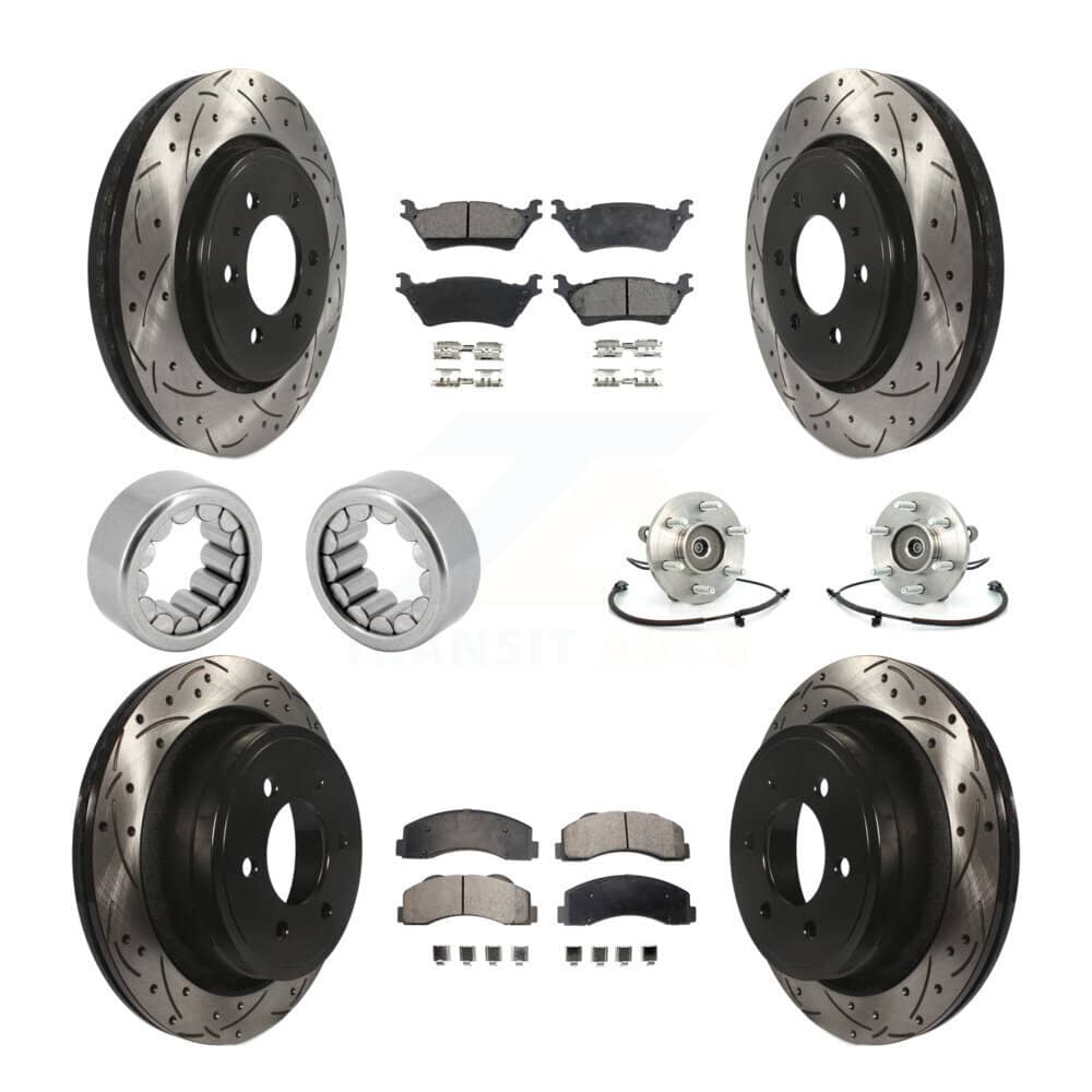 Transit Auto - KBB-111402 - Front and Rear Wheel Bearing and Hub Assembly Kits