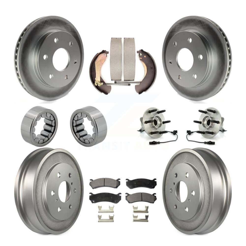 Transit Auto - KBB-111414 - Front and Rear Wheel Bearing and Hub Assembly Kits