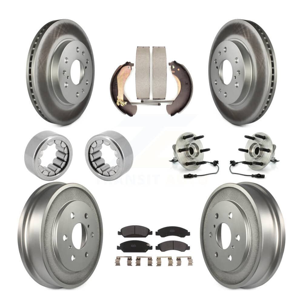 Transit Auto - KBB-111437 - Front and Rear Wheel Bearing and Hub Assembly Kits