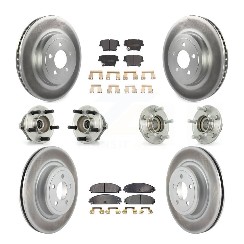 Transit Auto - KBB-111510 - Front and Rear Wheel Bearing and Hub Assembly Kits