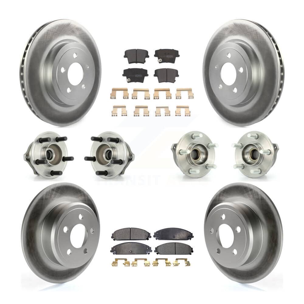 Transit Auto - KBB-111516 - Front and Rear Wheel Bearing and Hub Assembly Kits