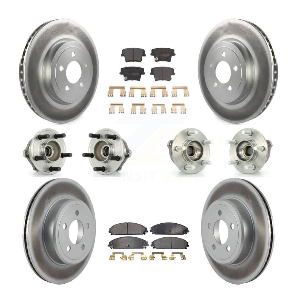 Transit Auto - KBB-111517 - Front and Rear Wheel Bearing and Hub Assembly Kits