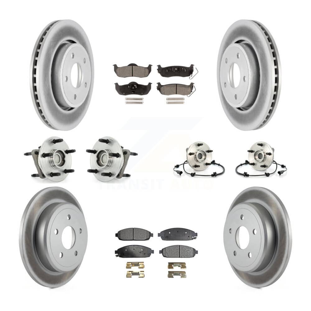 Transit Auto - KBB-111519 - Front and Rear Wheel Bearing and Hub Assembly Kits