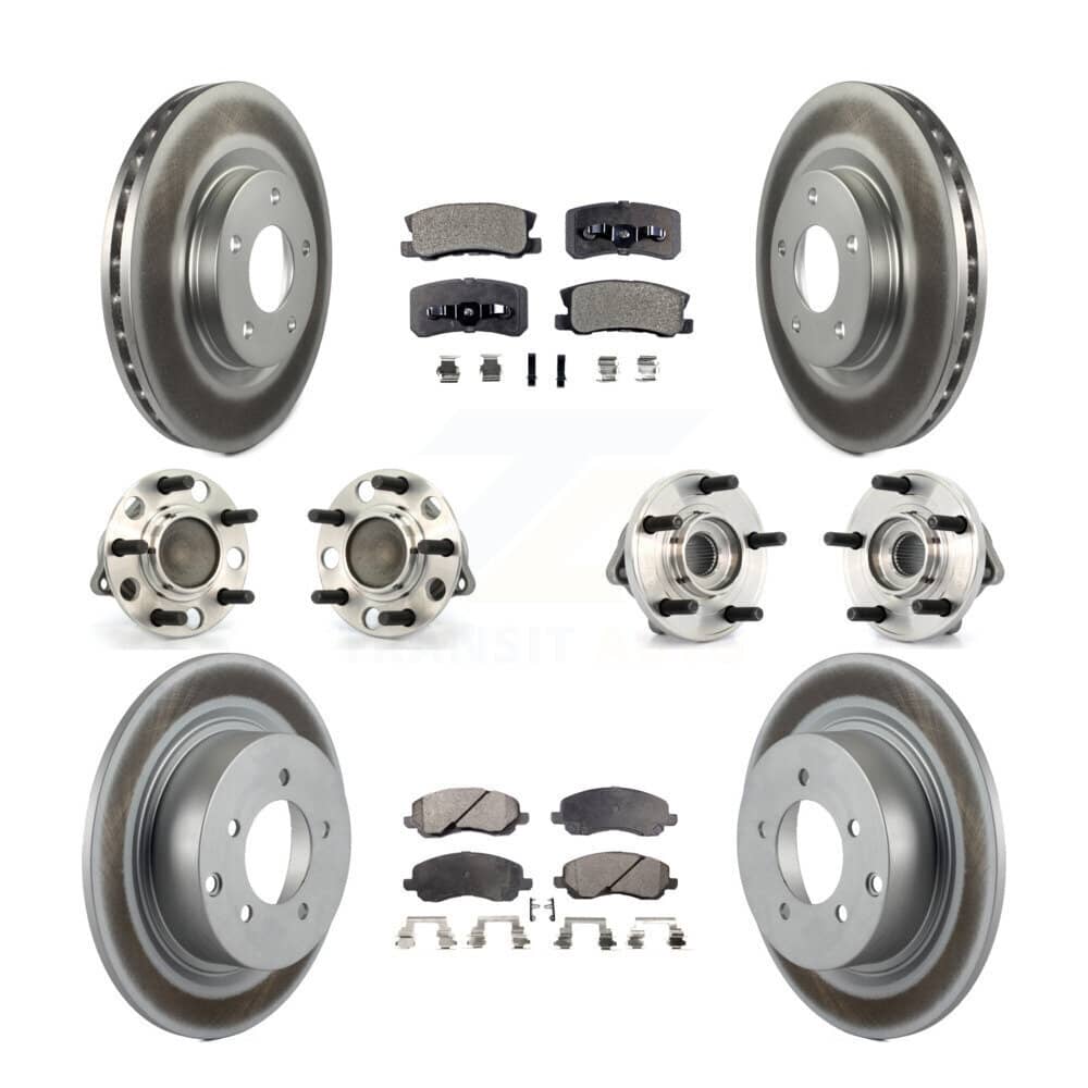 Transit Auto - KBB-111556 - Front and Rear Wheel Bearing and Hub Assembly Kits