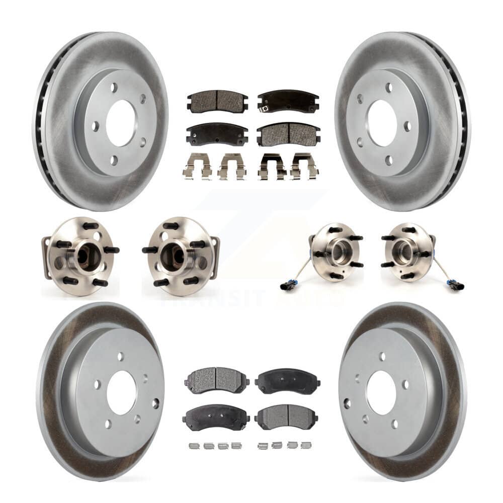 Transit Auto - KBB-111581 - Front and Rear Wheel Bearing and Hub Assembly Kits