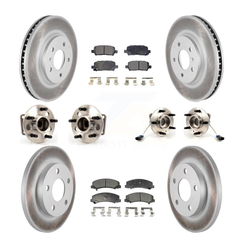 Transit Auto - KBB-111588 - Front and Rear Wheel Bearing and Hub Assembly Kits