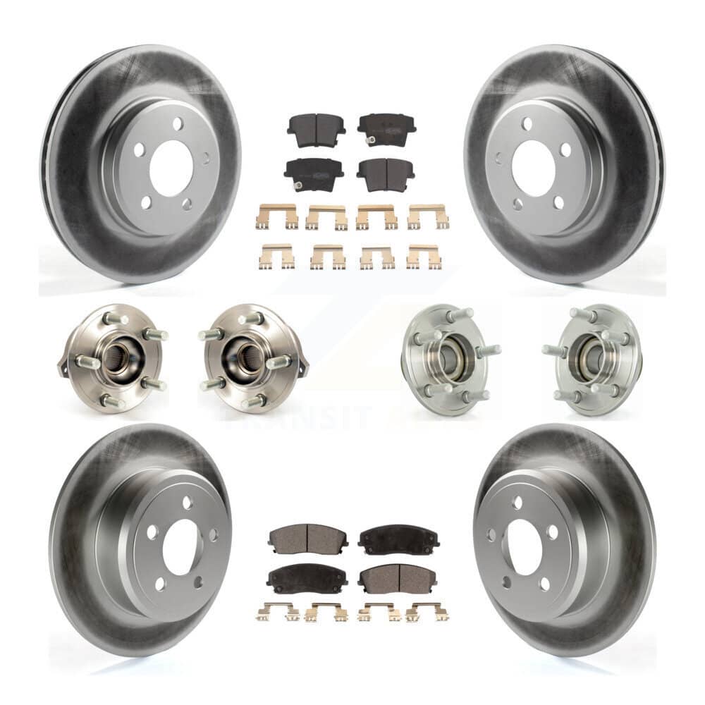 Transit Auto - KBB-111598 - Front and Rear Wheel Bearing and Hub Assembly Kits