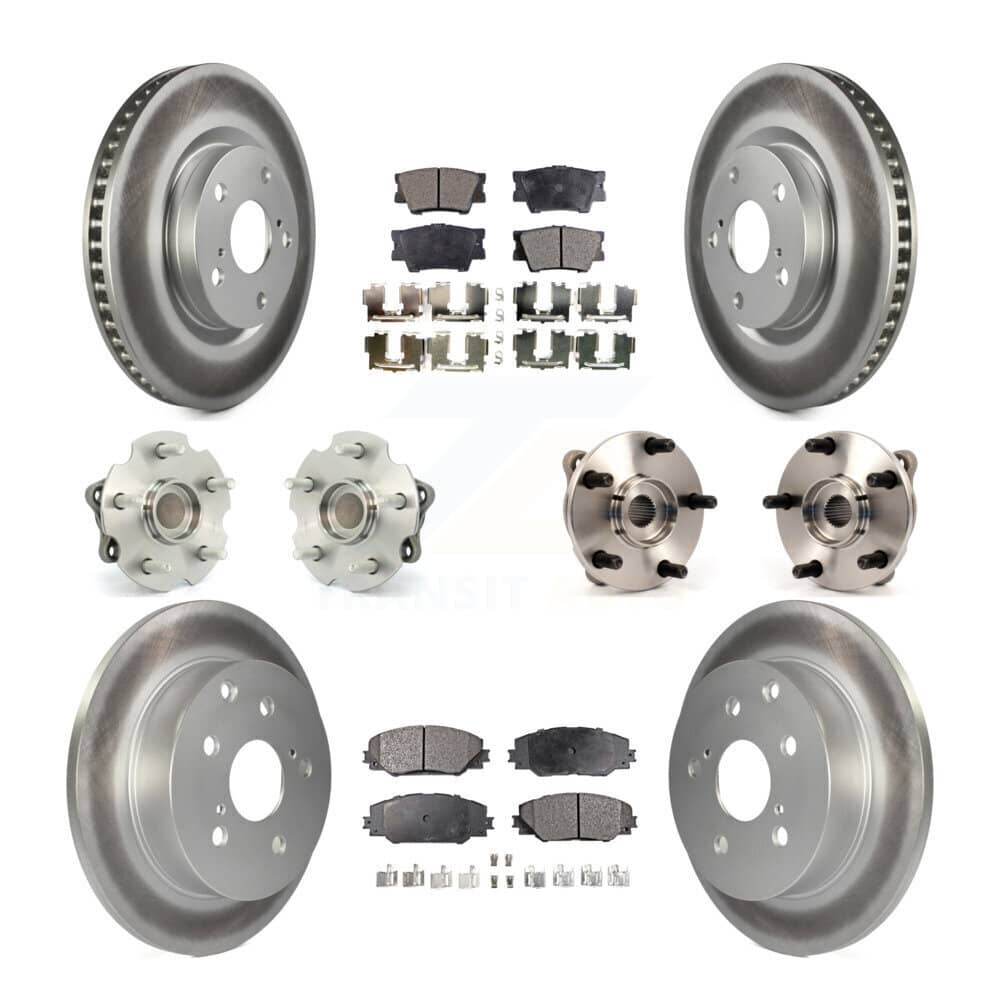 Transit Auto - KBB-111615 - Front and Rear Wheel Bearing and Hub Assembly Kits