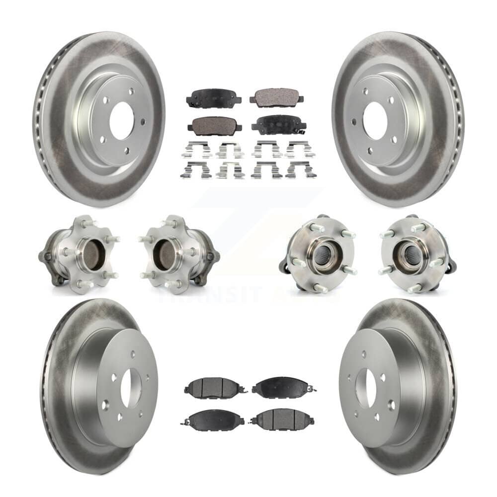 Transit Auto - KBB-111646 - Front and Rear Wheel Bearing and Hub Assembly Kits