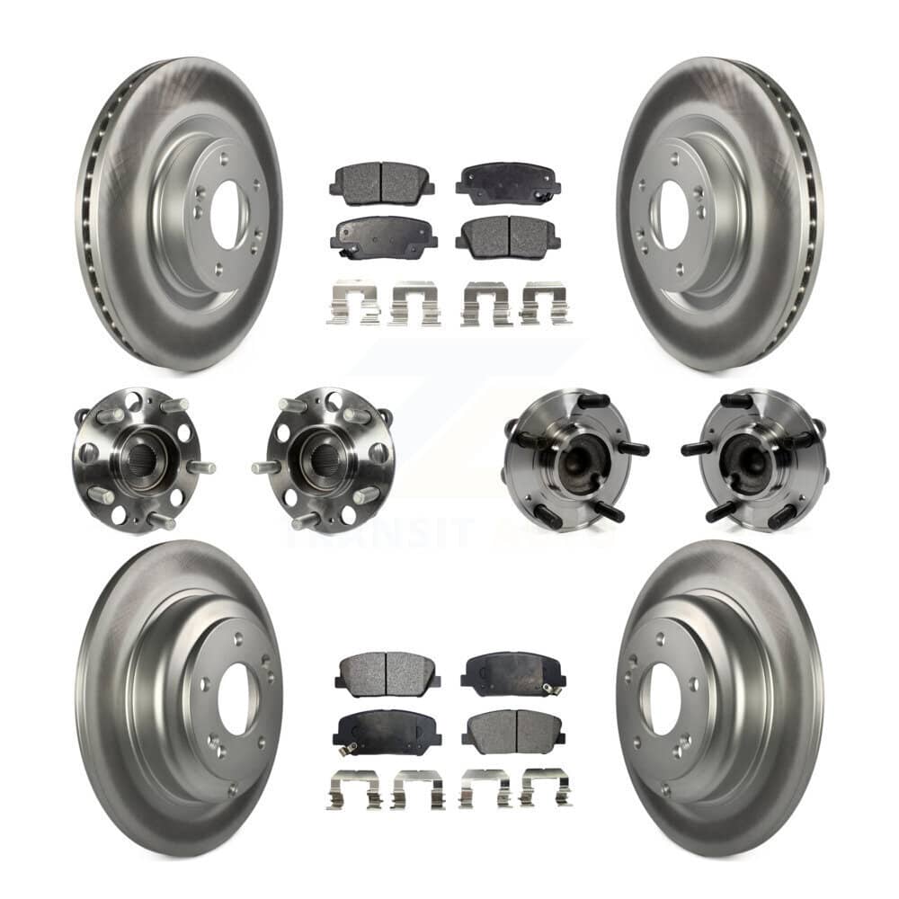 Transit Auto - KBB-111667 - Front and Rear Wheel Bearing and Hub Assembly Kits