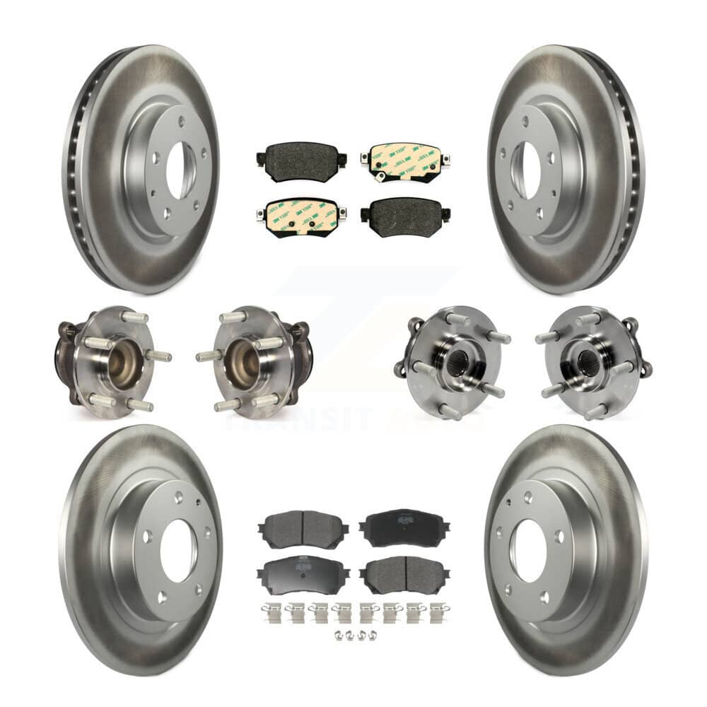Transit Auto - KBB-111689 - Front and Rear Wheel Bearing and Hub Assembly Kits