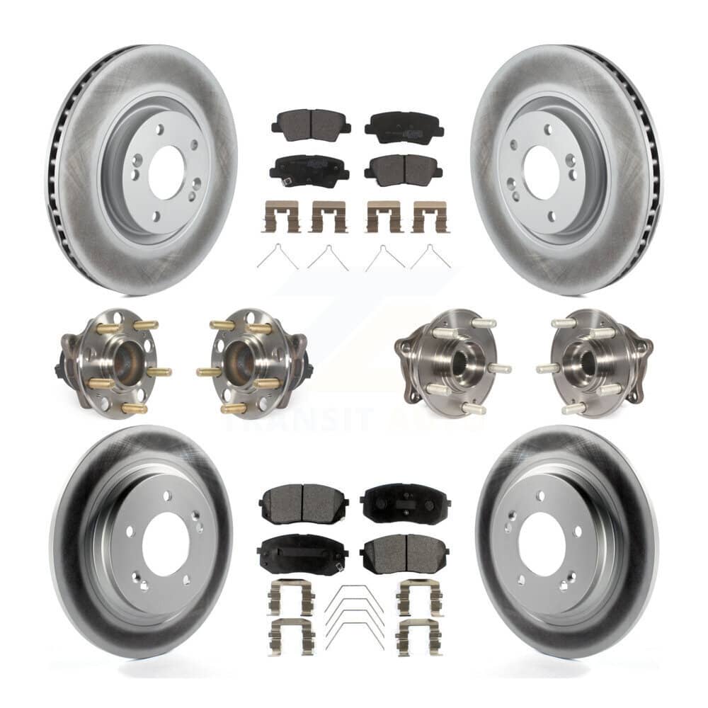 Transit Auto - KBB-111715 - Front and Rear Wheel Bearing and Hub Assembly Kits