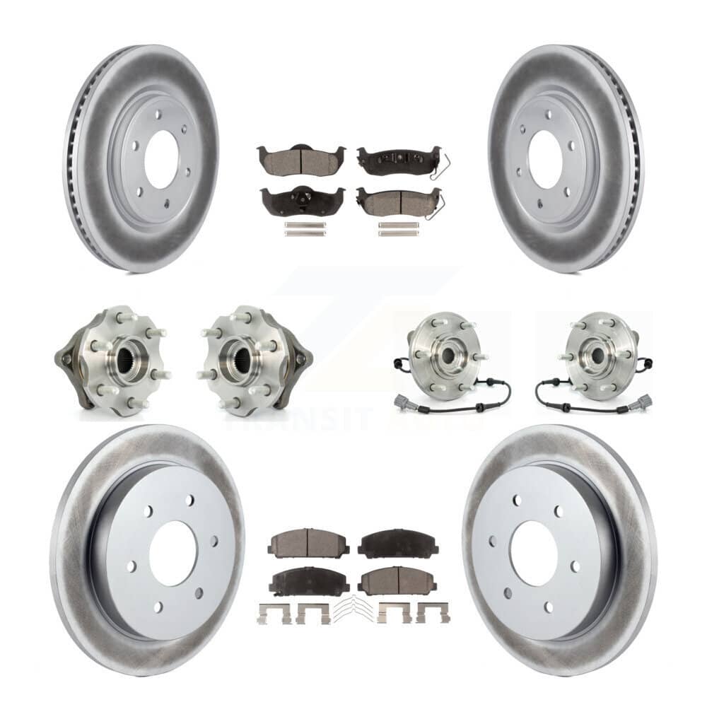 Transit Auto - KBB-111750 - Front and Rear Wheel Bearing and Hub Assembly Kits