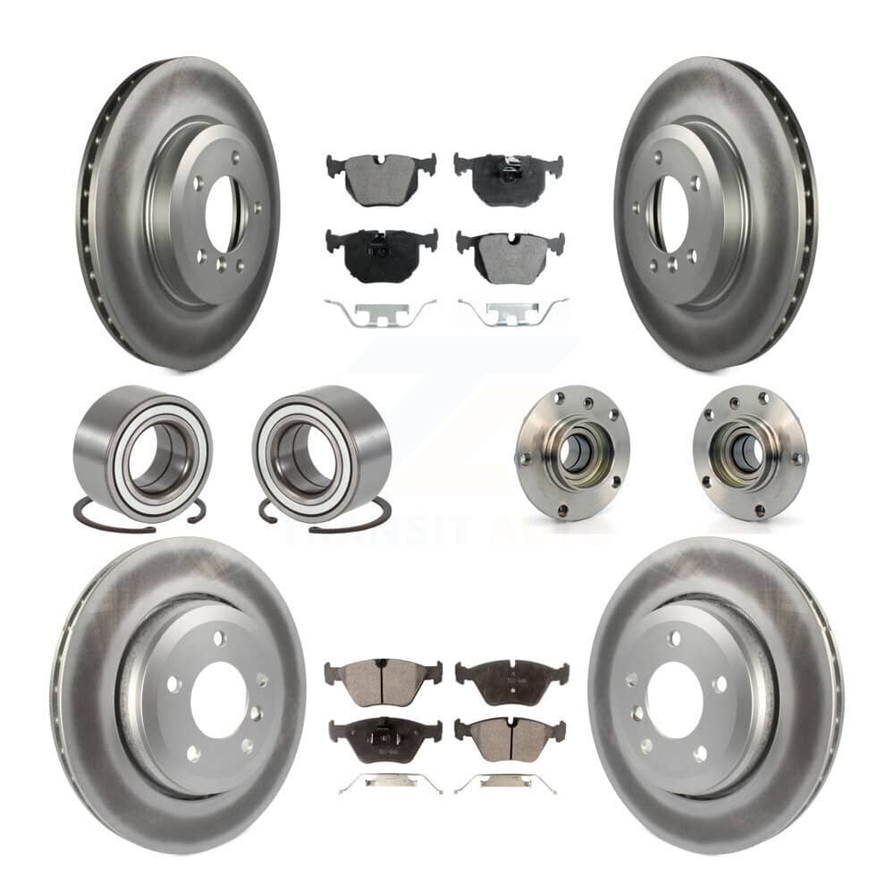 Transit Auto - KBB-111765 - Front and Rear Wheel Bearing and Hub Assembly Kits