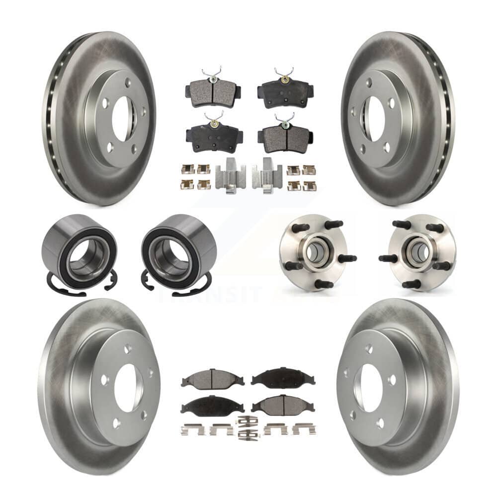 Transit Auto - KBB-111782 - Front and Rear Wheel Bearing and Hub Assembly Kits