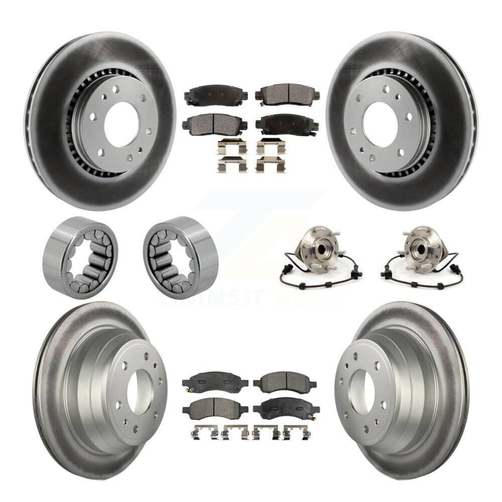 Transit Auto - KBB-111785 - Front and Rear Wheel Bearing and Hub Assembly Kits