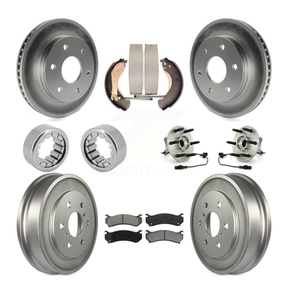 Transit Auto - KBB-111950 - Front and Rear Wheel Bearing and Hub Assembly Kits