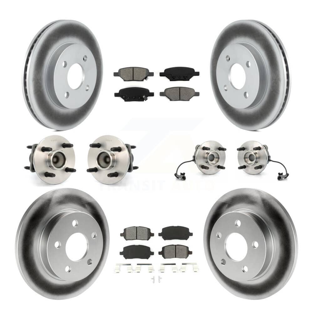 Transit Auto - KBB-111999 - Front and Rear Wheel Bearing and Hub Assembly Kits