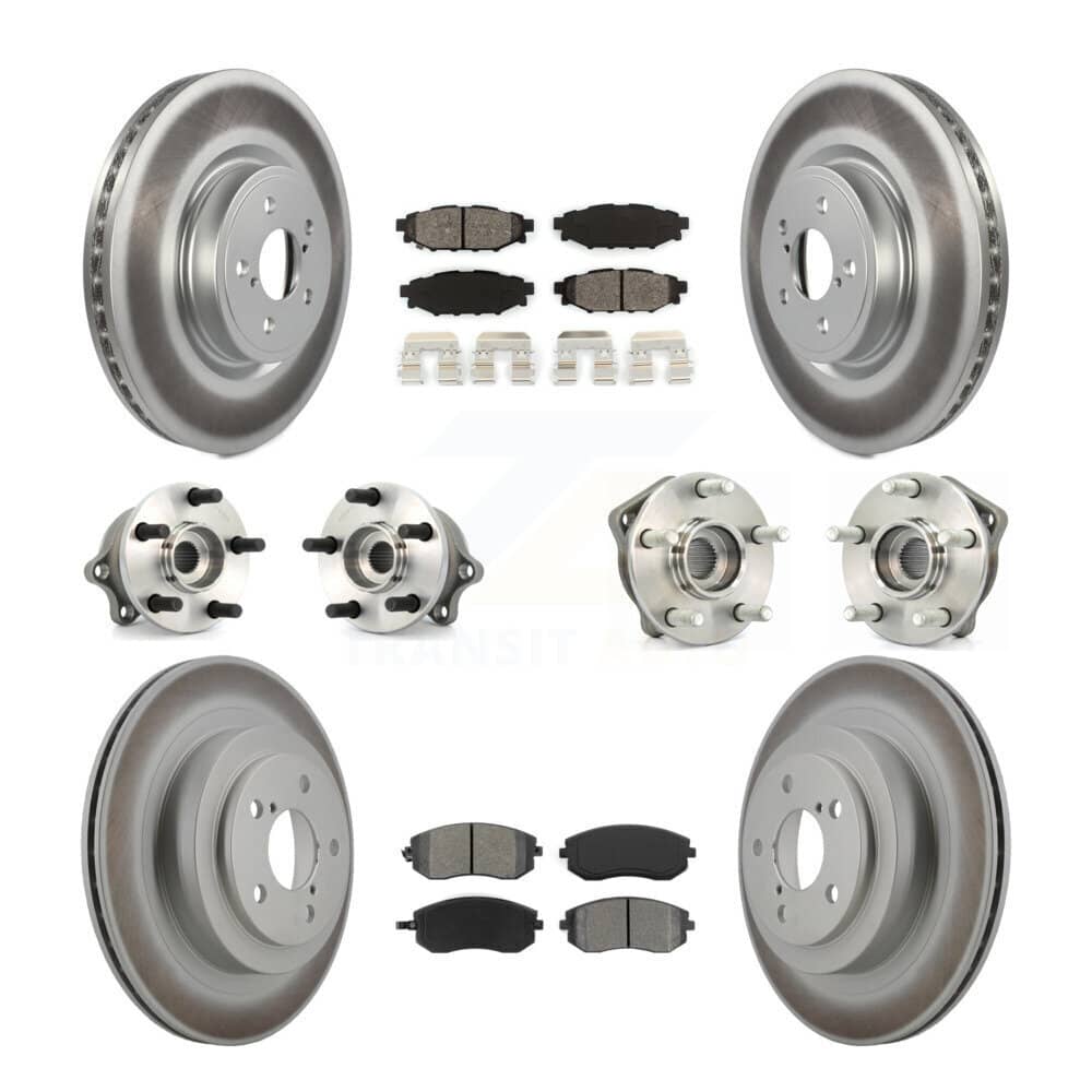 Transit Auto - KBB-112027 - Front and Rear Wheel Bearing and Hub Assembly Kits