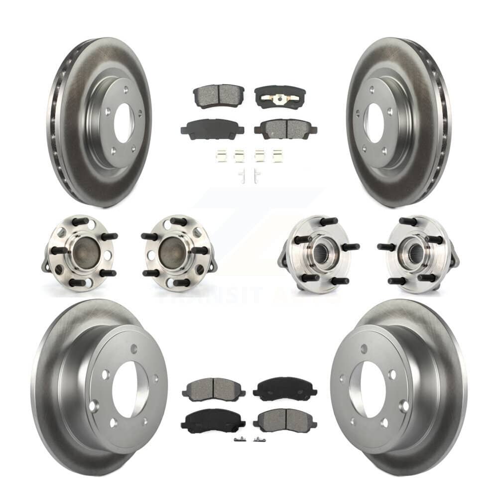 Transit Auto - KBB-112082 - Front and Rear Wheel Bearing and Hub Assembly Kits