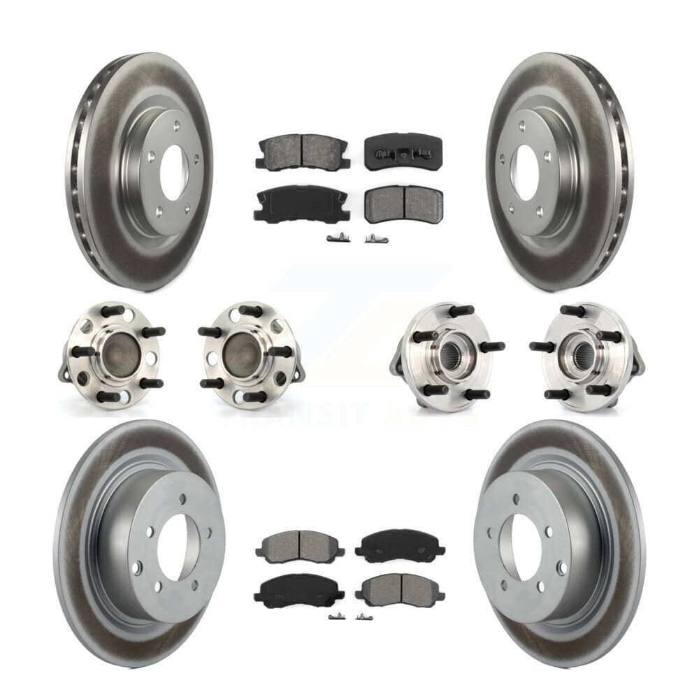 Transit Auto - KBB-112083 - Front and Rear Wheel Bearing and Hub Assembly Kits