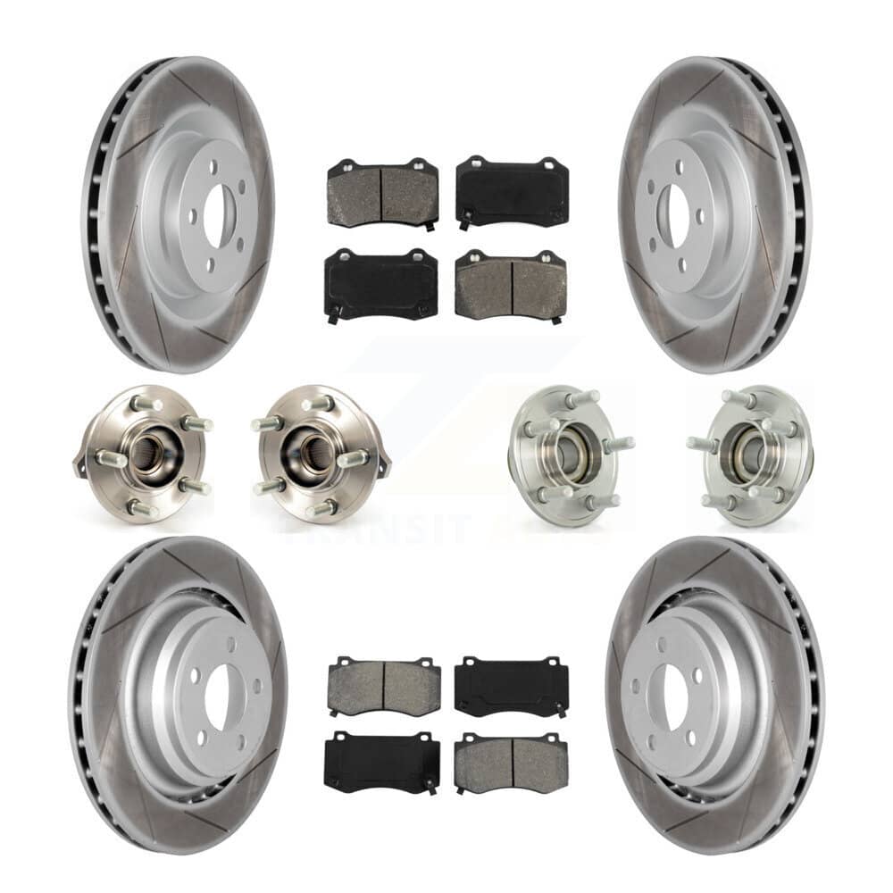 Transit Auto - KBB-112123 - Front and Rear Wheel Bearing and Hub Assembly Kits