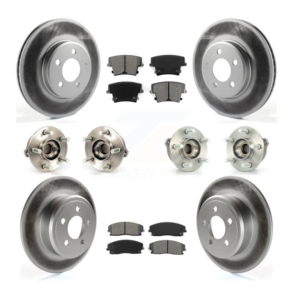 Transit Auto - KBB-112124 - Front and Rear Wheel Bearing and Hub Assembly Kits