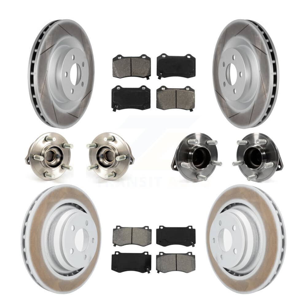 Transit Auto - KBB-112132 - Front and Rear Wheel Bearing and Hub Assembly Kits
